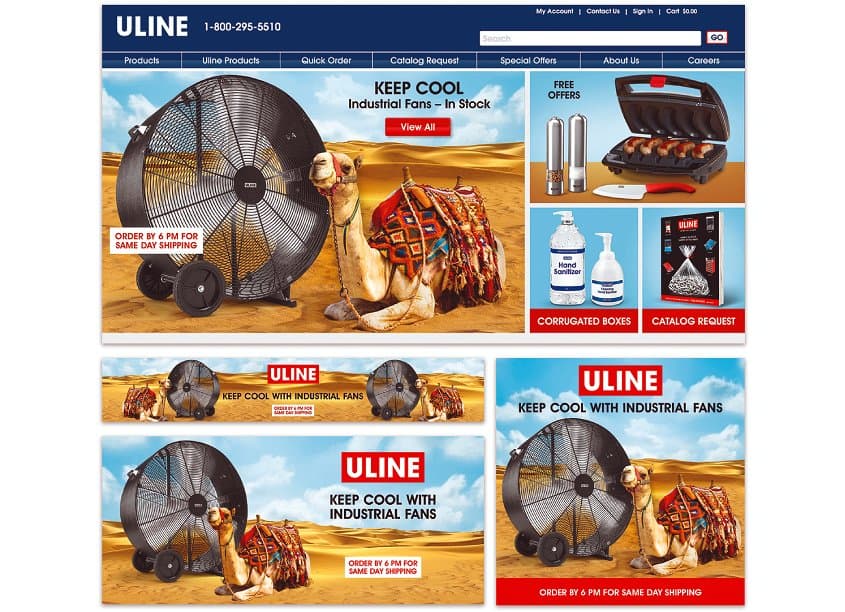 Industrial Fans - Keep Cool Social Media Campaign