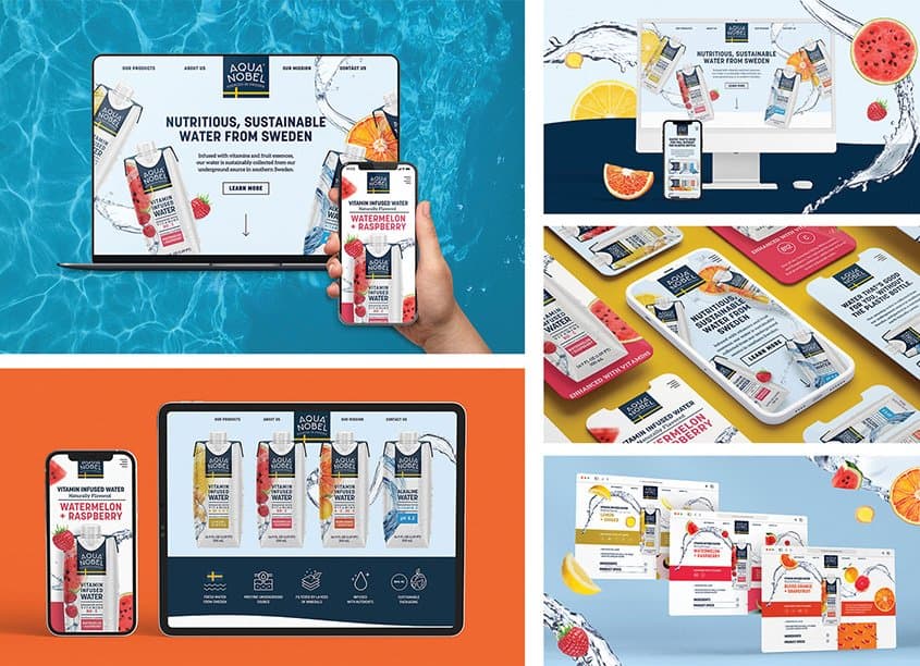 Aqua Nobel Website Redesign