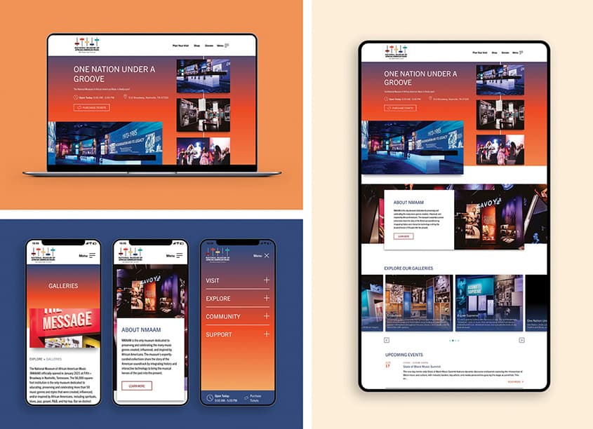 National Museum of African American Music Website
