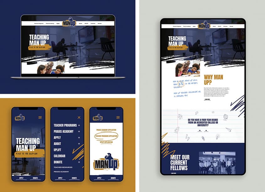 Man Up Website