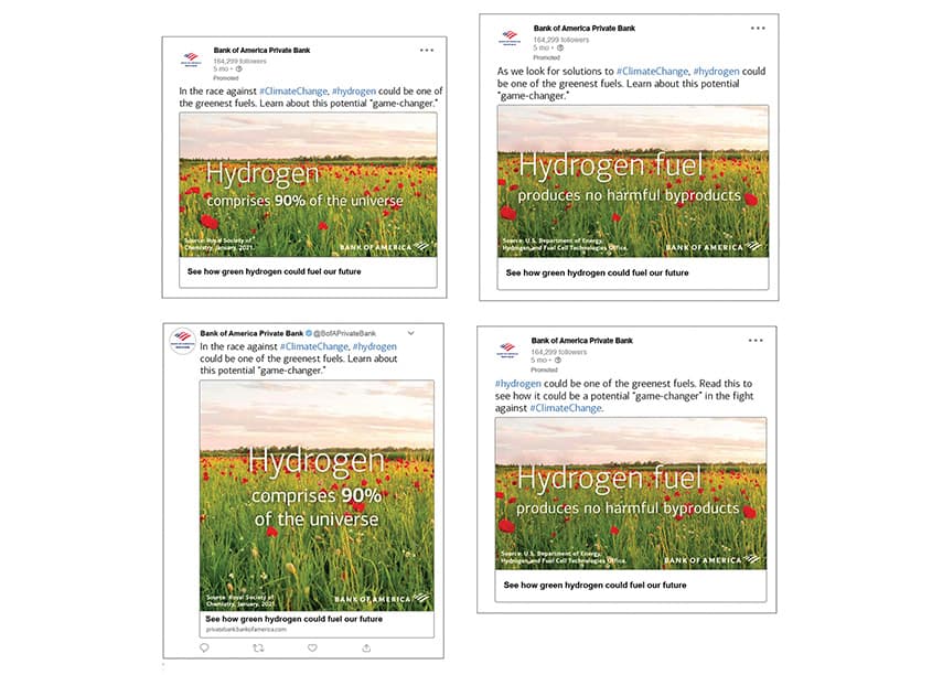 Green Hydrogen Climate Change Social Posts