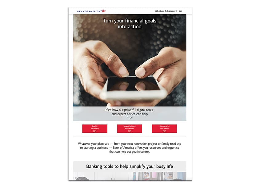 Powerful Tools Landing Page