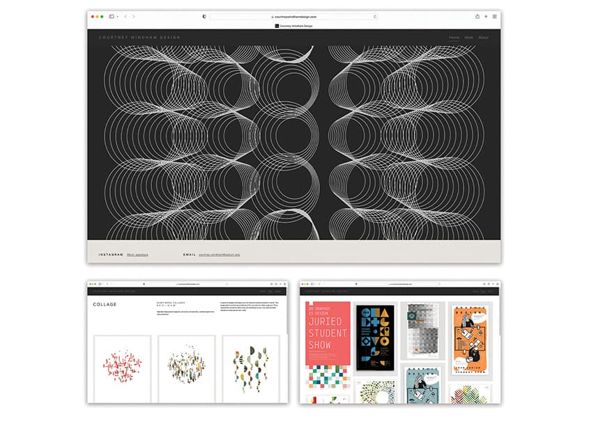 Courtney Windham Design Portfolio Website