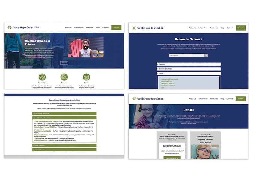 The Family Hope Foundation Website.