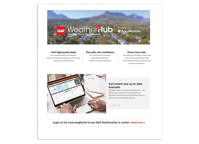 GAF Weather Hub
