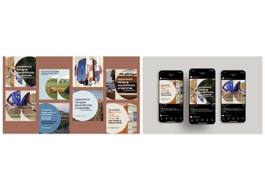 Experience Design Certificate Program Social Media Campaign