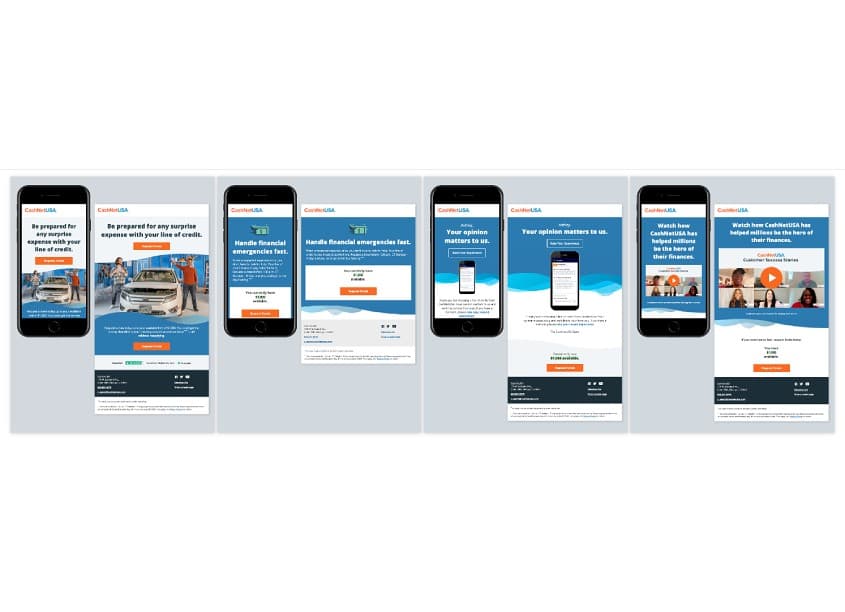 CashNetUSA Line of Credit Utilization Emails