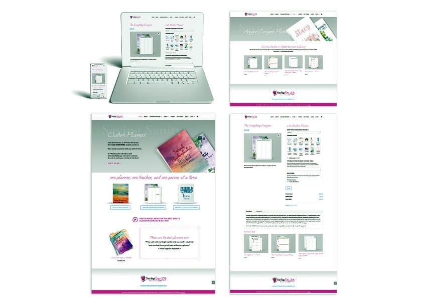 Saving Sanity Website Design
