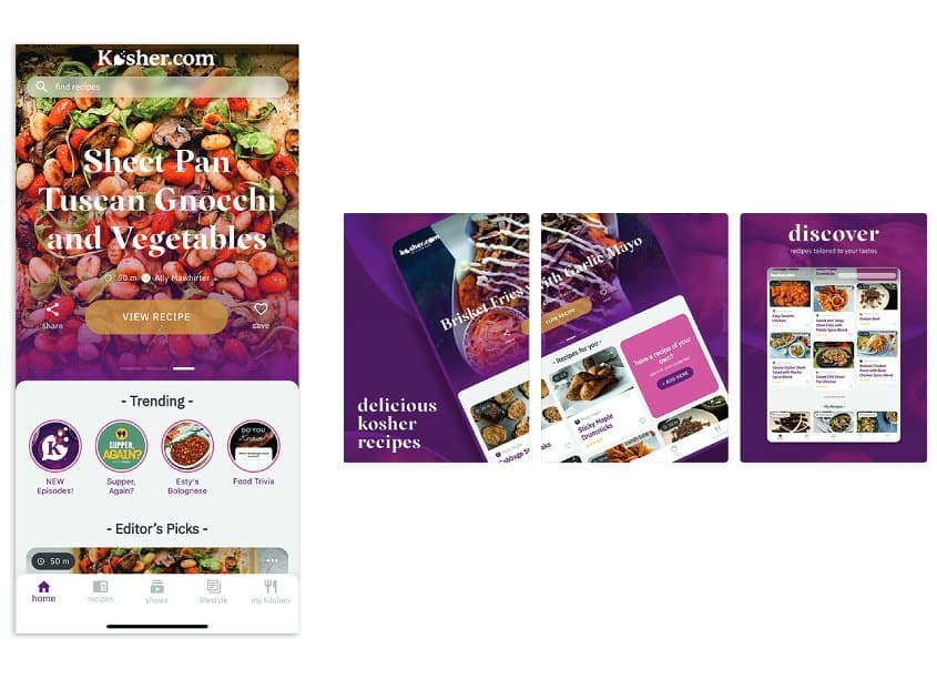 Kosher.com Mobile App