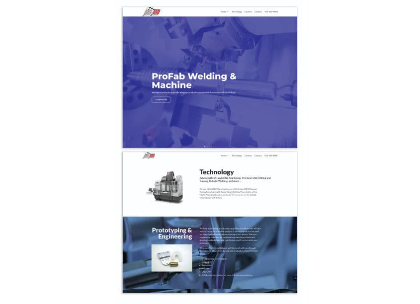 ProFab Website Design and Development