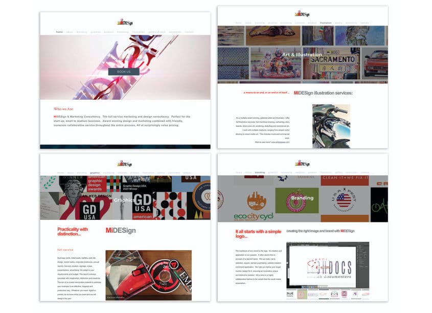 MiDESign & Marketing Consultancy Website Redesign