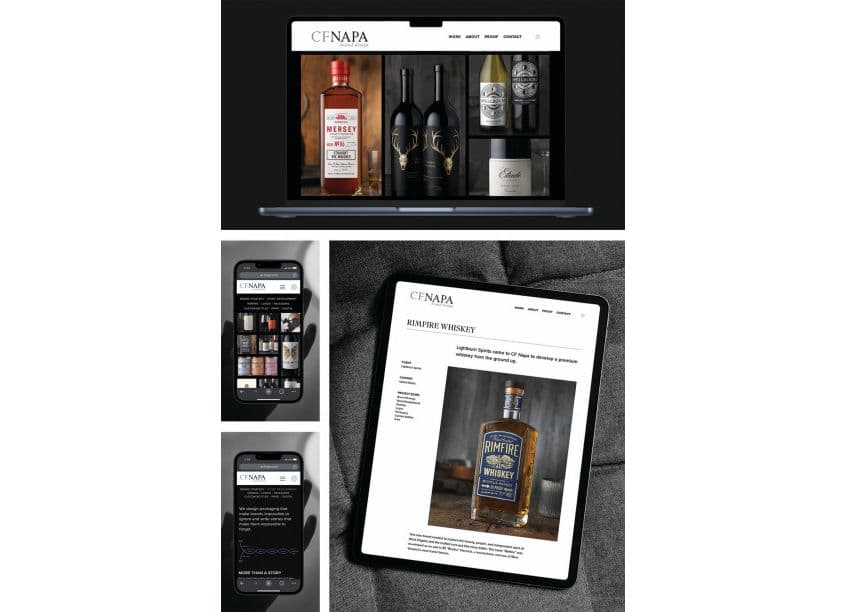 CF Napa Brand Design Website