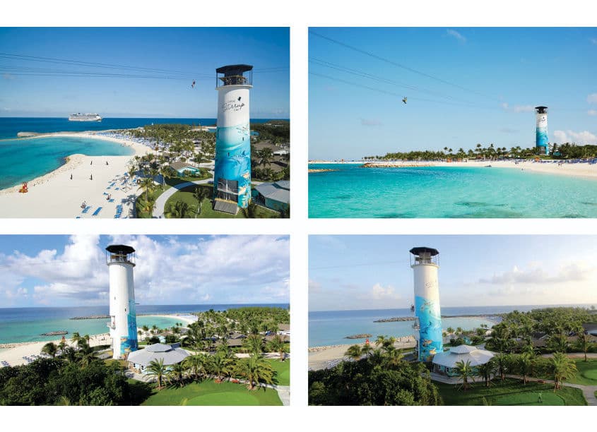 NCL Great Stirrup Cay Lighthouse