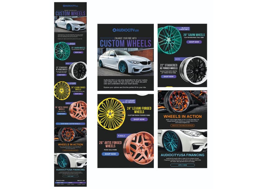 Automotive Custom Colors Email Marketing