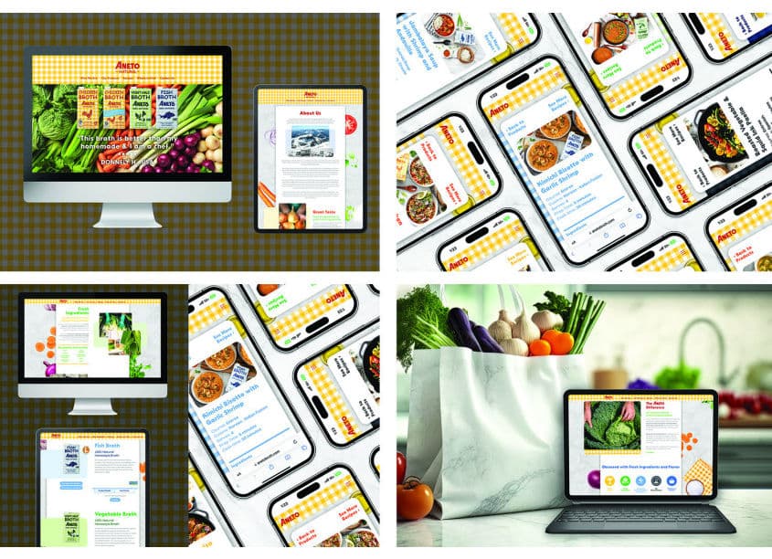Aneto Brand Website Design