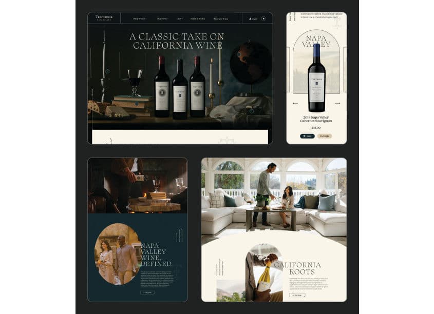 Textbook Vineyards Website Redesign