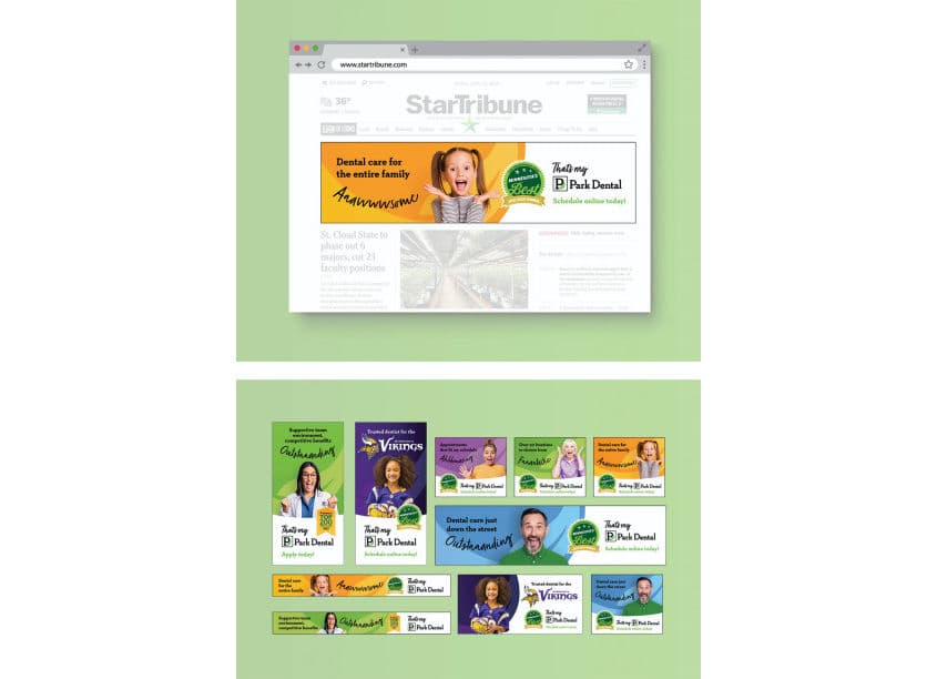 Park Dental Display Ads