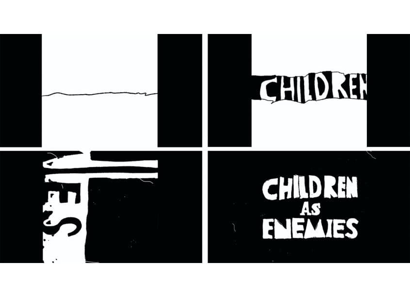 Typographic Animation: Children as Enemies