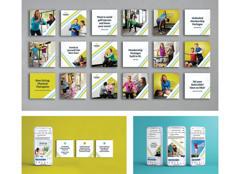 Viverant Physical Therapy Social Media Campaign