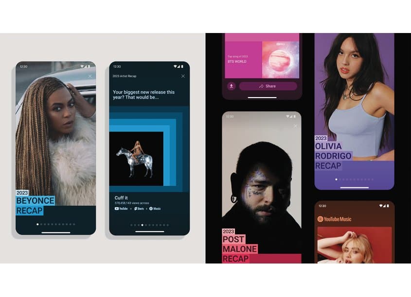 Google YouTube Music Recap 2023