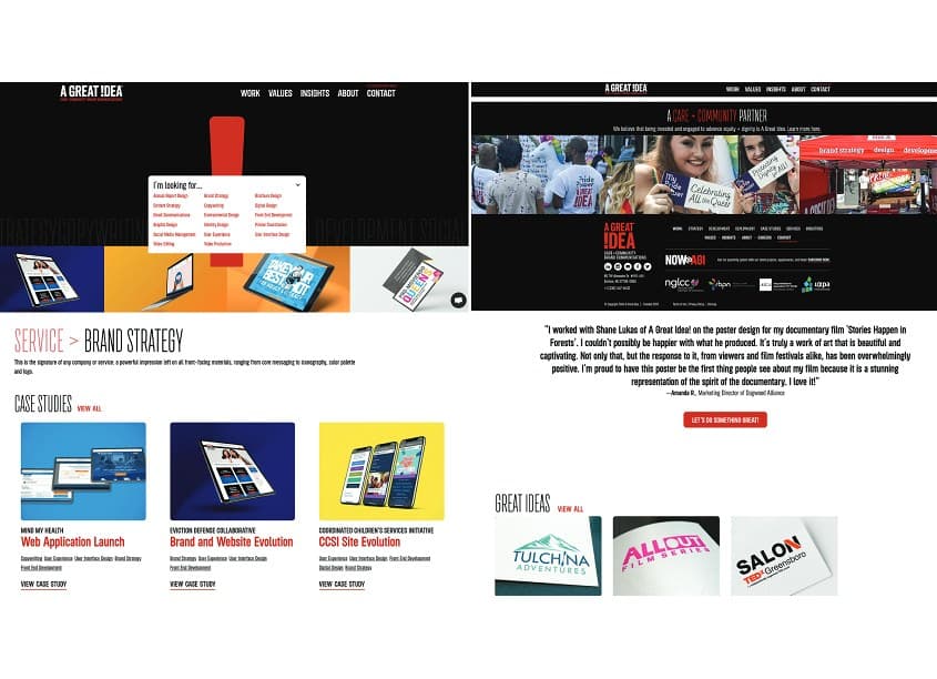 A Great Idea Website