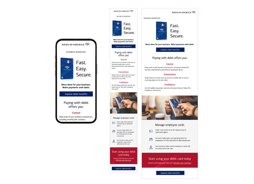 Small Business Debit Email