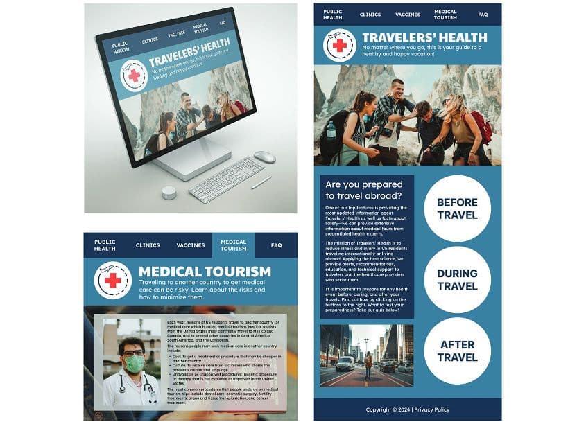Traveler's Public Health Website