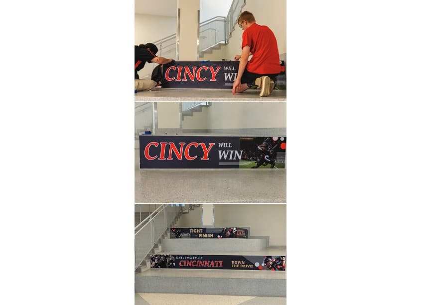 University of Cincinnati Steps Artwork
