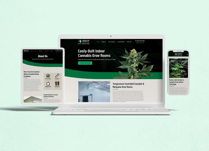 Motor City Grow Systems Website