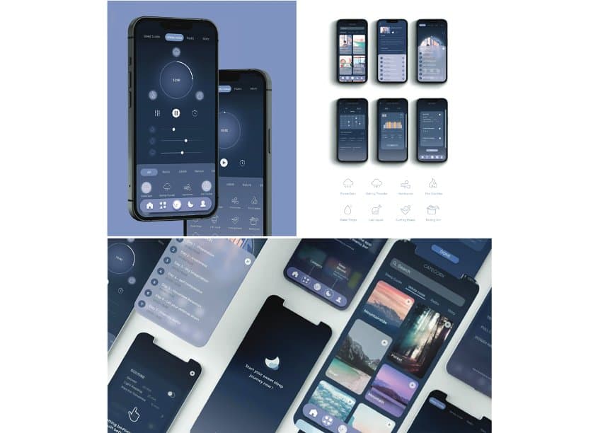Pillow Moon Sleep Insomnia Mobile App