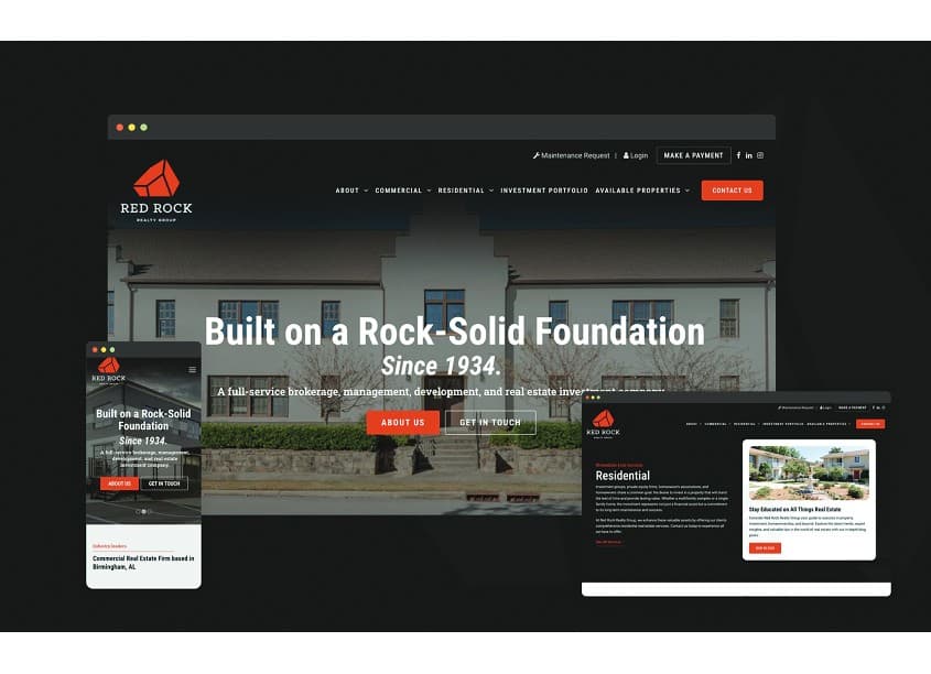 Red Rock Realty Group Website