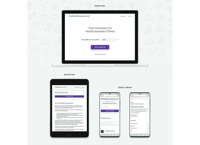 HeyHealthInsurance.com Website