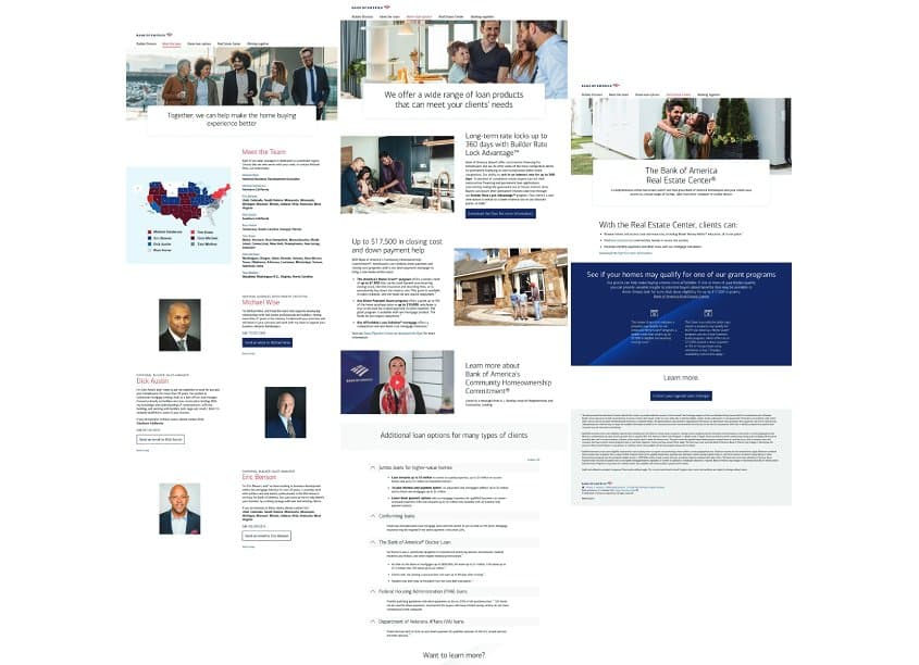 Builder Division Microsite