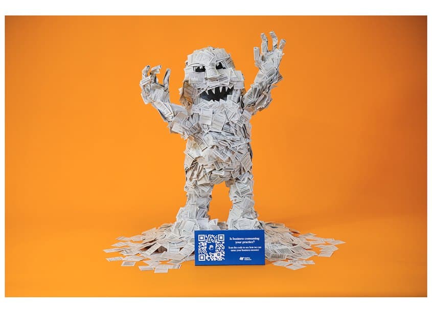 High Five Healthcare Paper Monster