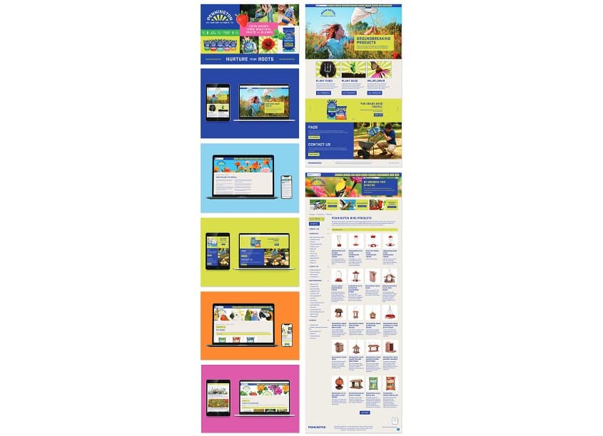 Pennington.com Rebrand Design