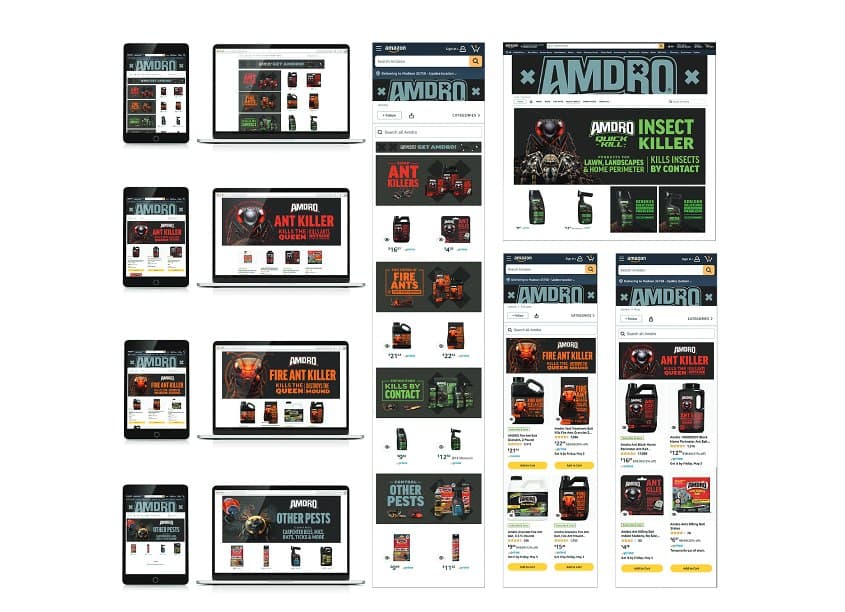 Amdro Amazon Storefront Design