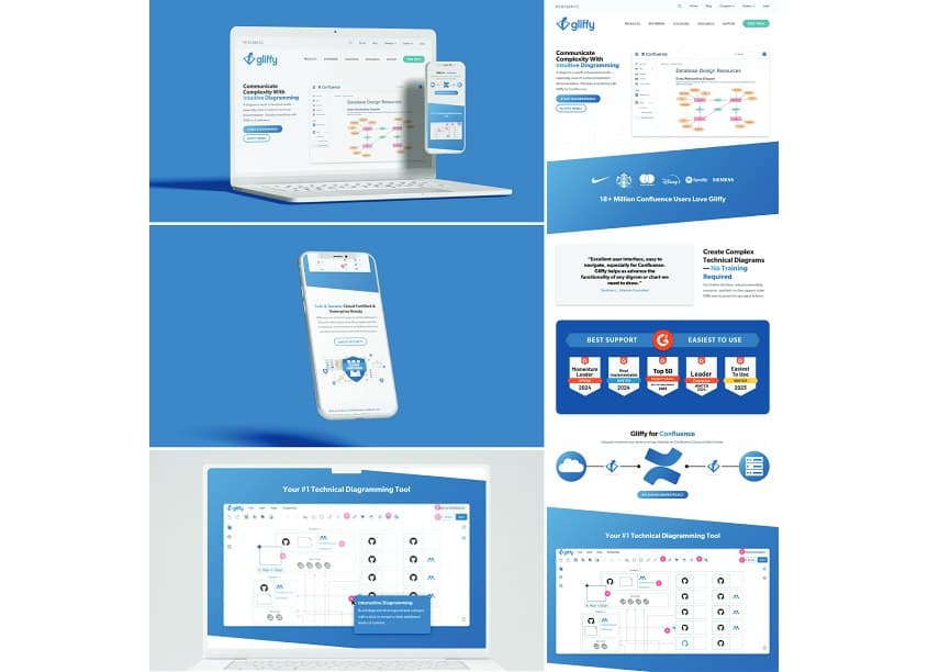 Gliffy Homepage 2024