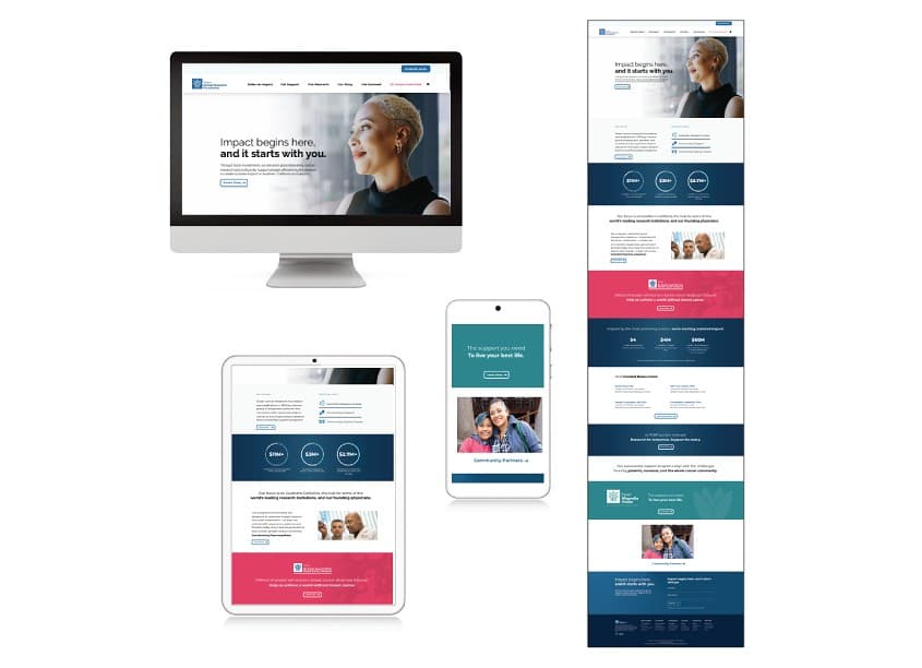 Tower Cancer Research Foundation Website Redesign & Build