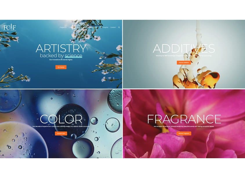 French Color & Fragrance Website