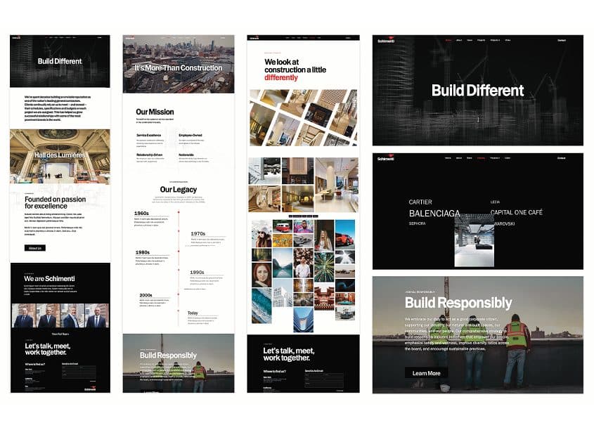 Schimenti Proof of Concept Dynamic Design Website