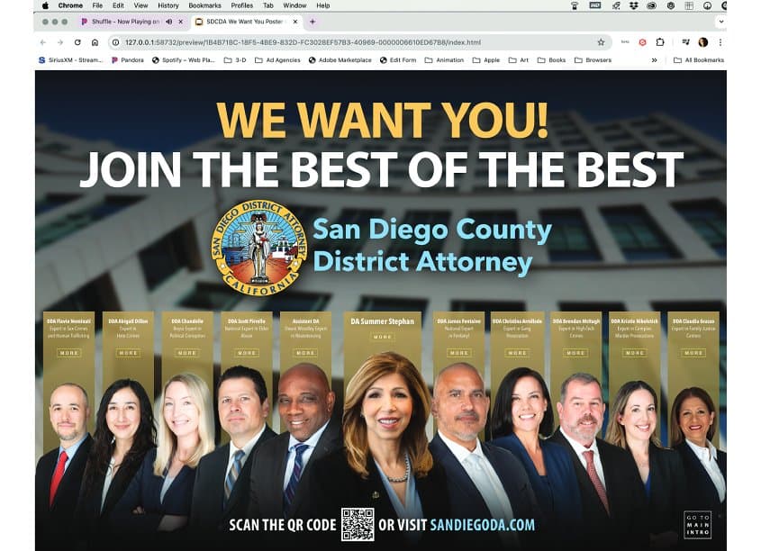 We Want You! Recruitment Microsite