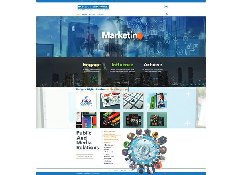 Bartell & Kwiatkowski Website Design
