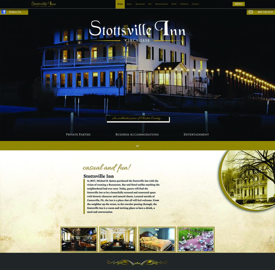 Stottsville Inn Website Design