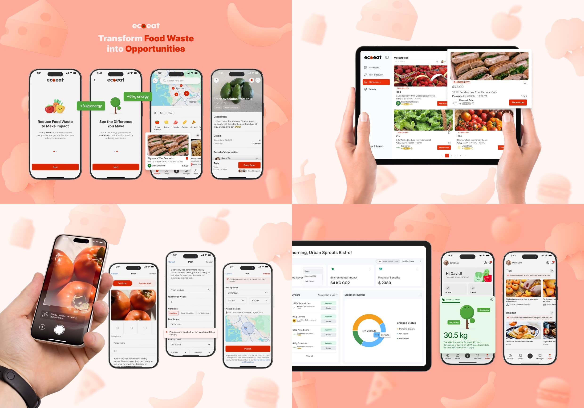 EcoEat Sustainability Platform