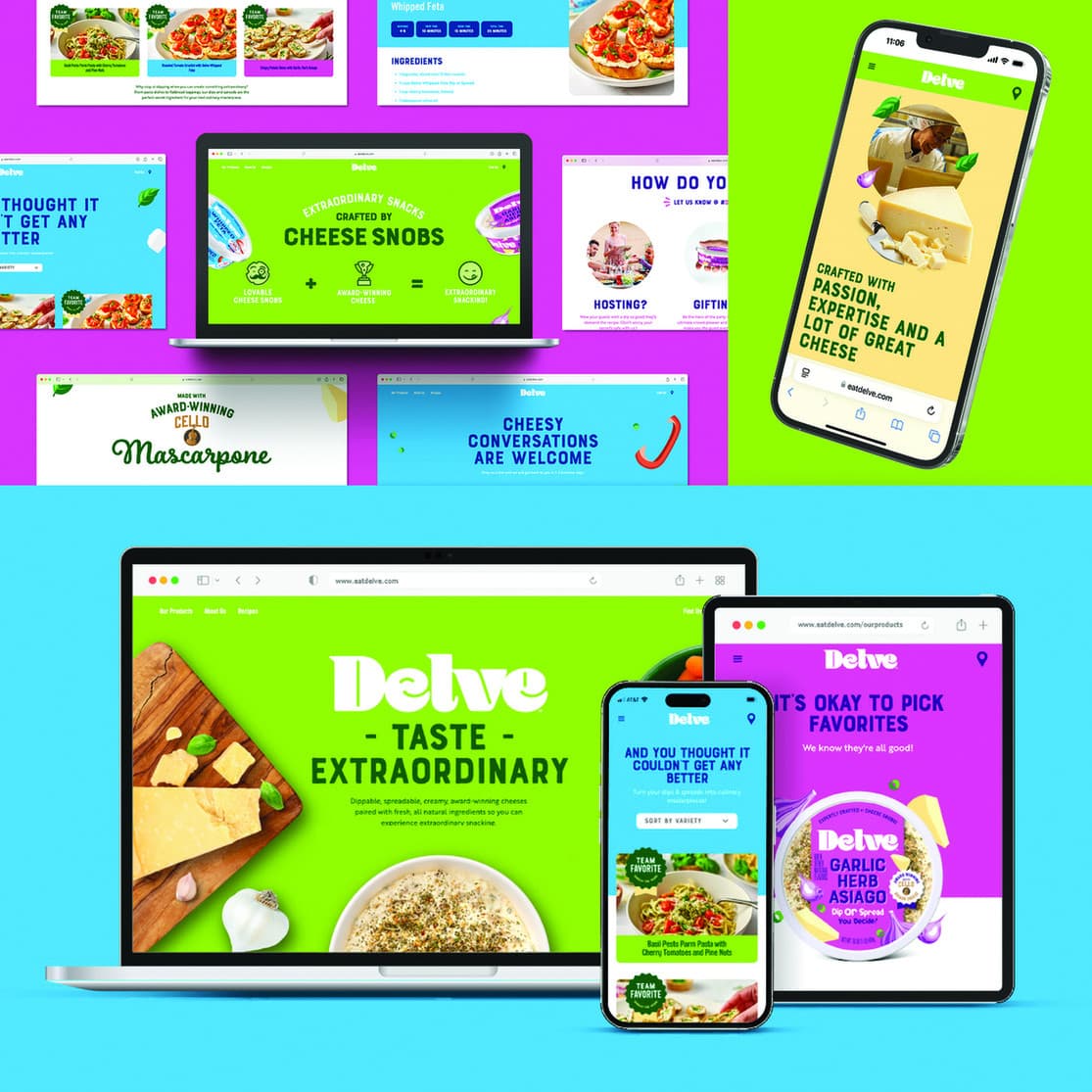 Schuman Cheese Delve Website