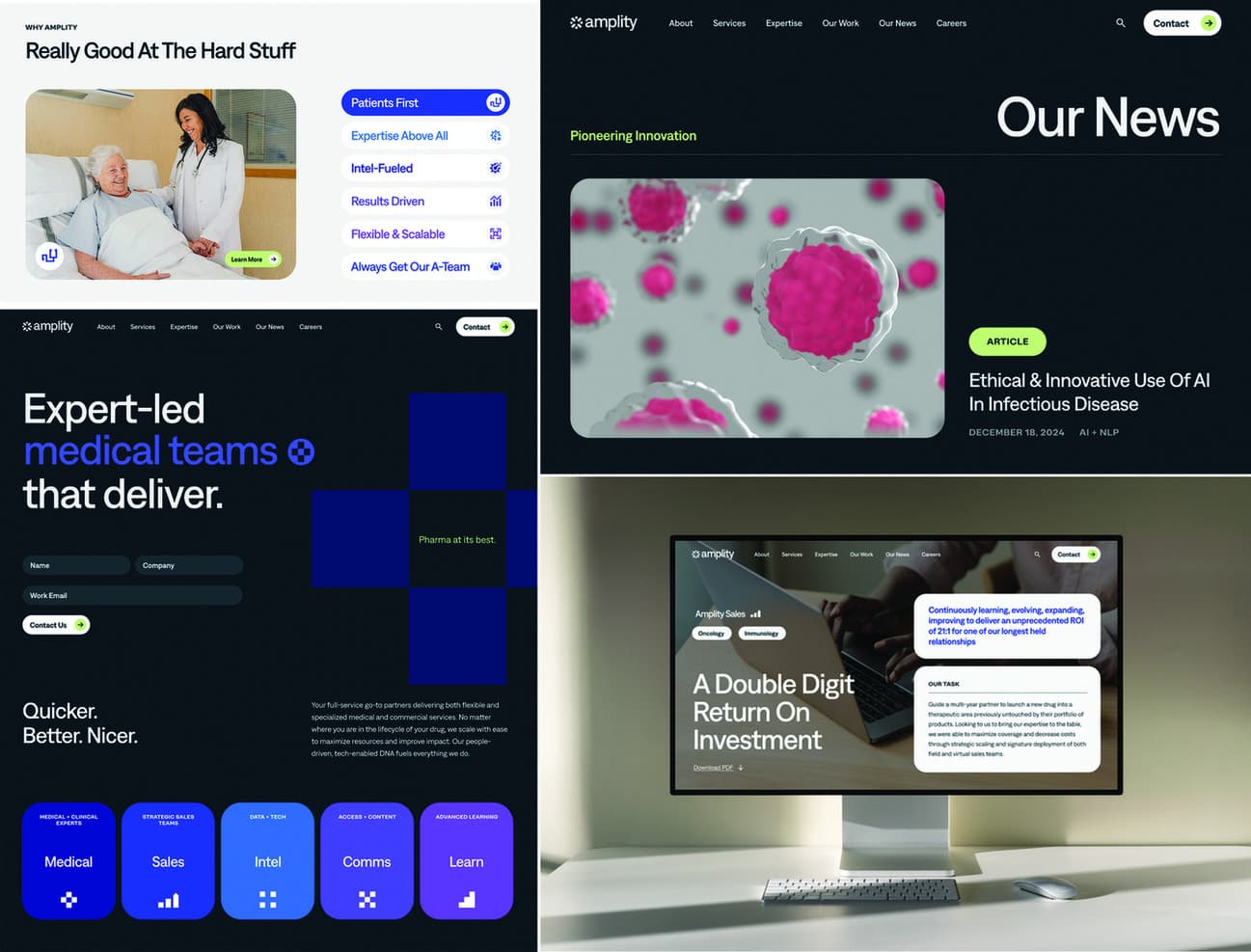 Amplity Website Redesign