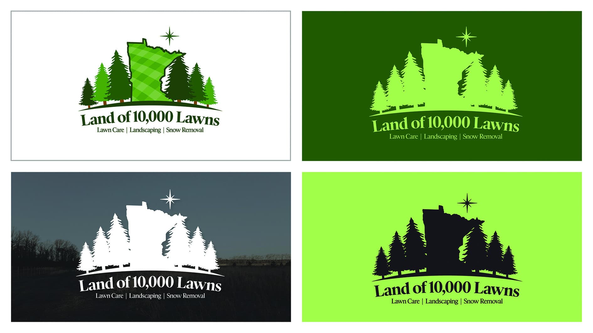 Land of the 10,000 Lawns Logo