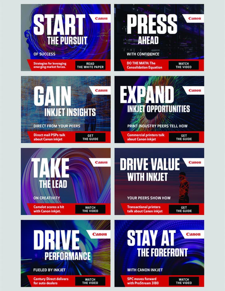 Move Forward with Canon Banner Ads