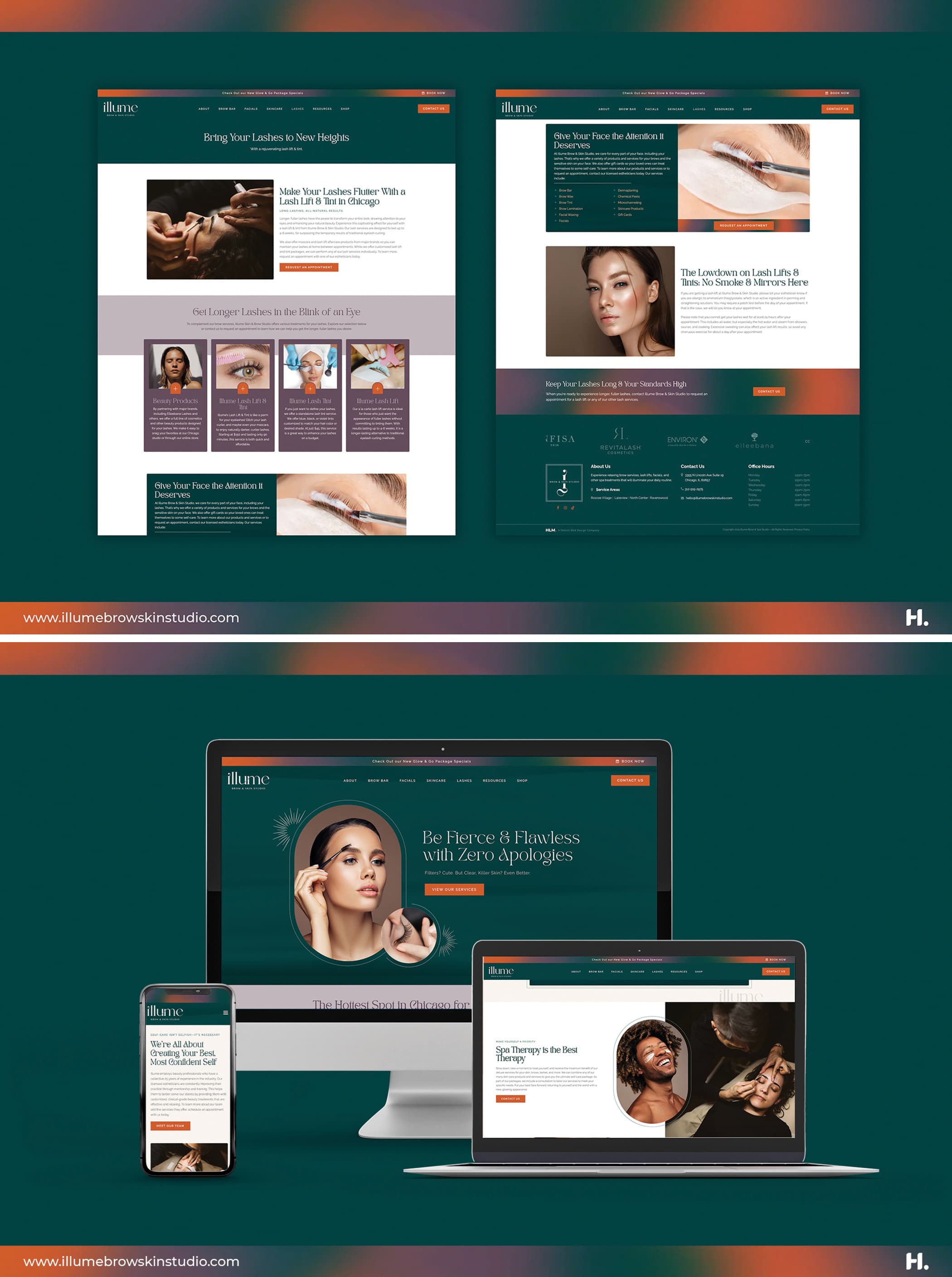 Illume Brow & Skin Studio Website