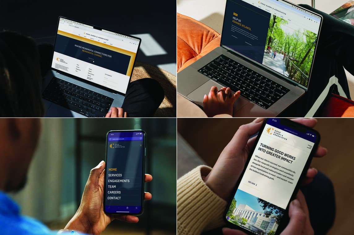 Coxe Curry & Associates Brand and Web Design